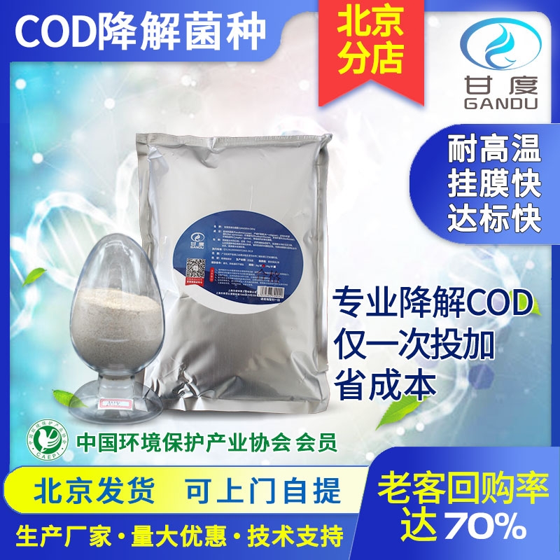 甘度環(huán)保COD降解菌 污水處理菌種 耐鹽耐低溫