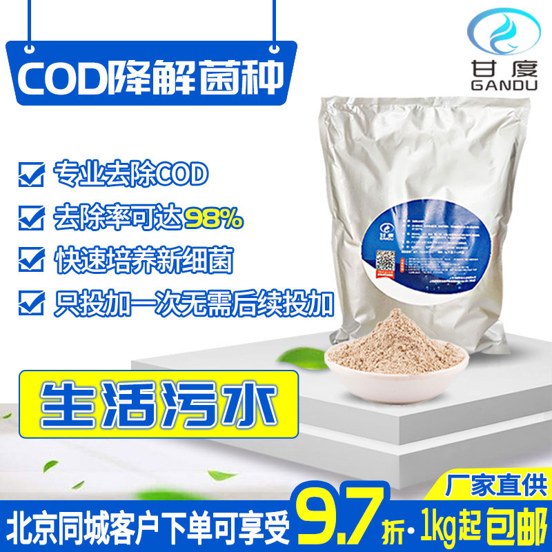 甘度生活污水處理菌種COD降解菌